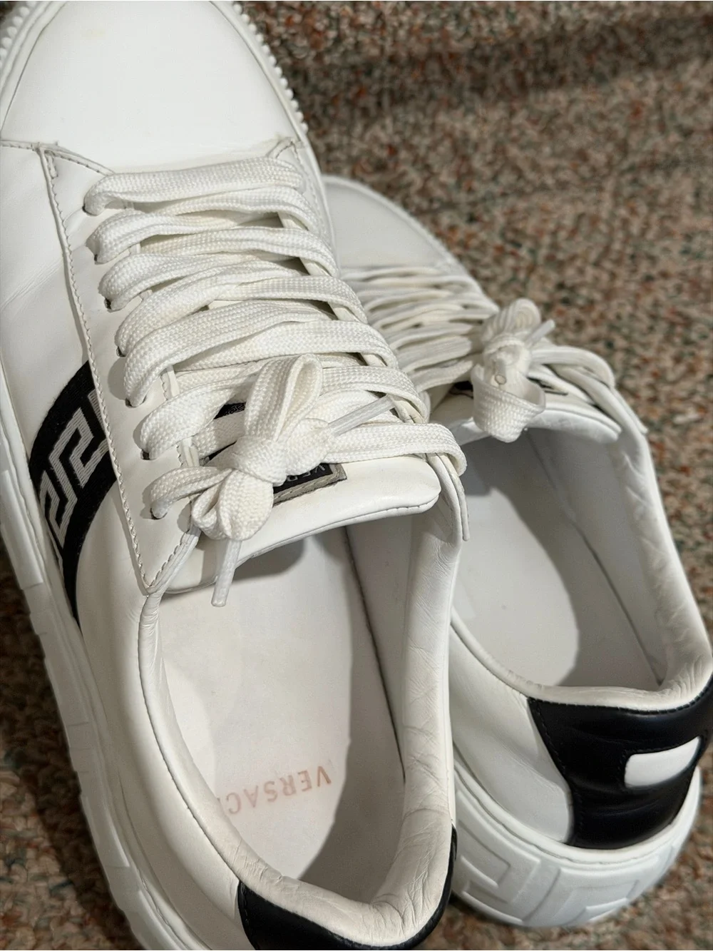 Versace sleek white